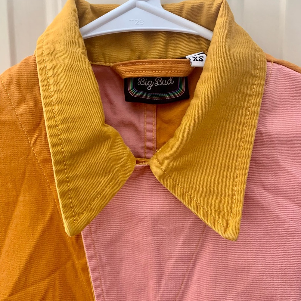 Big Bud Press Rainbow Colorblock Patchwork Jumpsu… - image 5